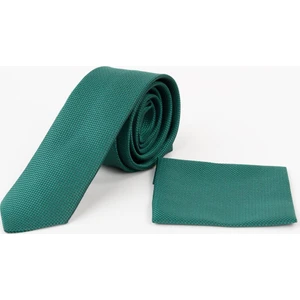 Dokulu Ince Düz Erkek Kravat