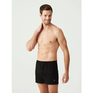 U.S. Polo Assn. Erkek Siyah Boxer Şort XL