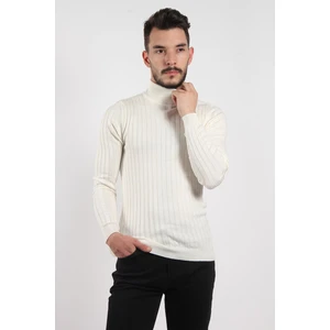 9267  Balıkçı Yaka Fitilli Kazak