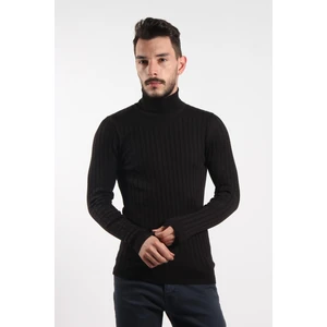 9267  Balıkçı Yaka Fitilli Kazak