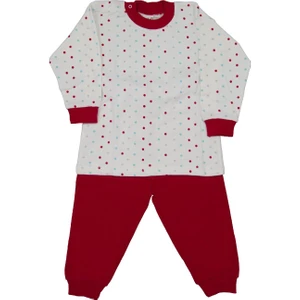 Sebi Bebe Puantiyeli Bebek Pijama Takımı 2401