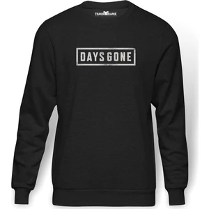 Days Gone Logo Baskılı Erkek Örme Sweatshirt Uzun Kol