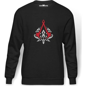 Assassin'S Creed 2 Baskılı Erkek Örme Sweatshirt Uzun Kol