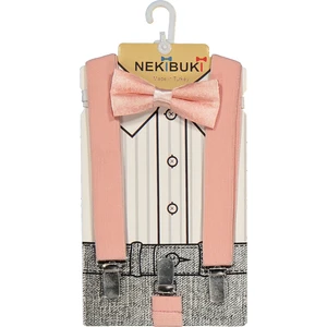 Neki̇buki  1-9 Yaş Pantolon Askı Papyon Seti