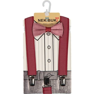 Neki̇buki  1-9 Yaş Pantolon Askı Papyon Seti