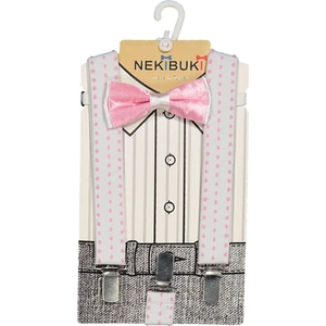 Neki̇buki  1-9 Yaş Pantolon Askı Papyon Seti