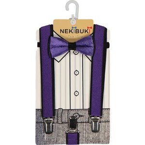 Neki̇buki  1-9 Yaş Pantolon Askı Papyon Seti