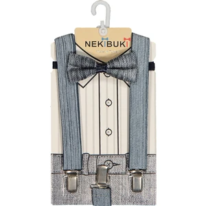 Neki̇buki  1-9 Yaş Pantolon Askı Papyon Seti