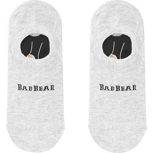 Bad Bear Core Beyaz Kisa Çorap