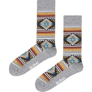 Bad Bear Carpet Gri Melanj Uzun Çorap