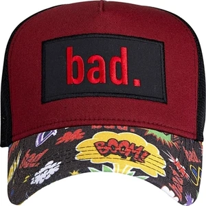 Bad Bear Boom Bordo Şapka