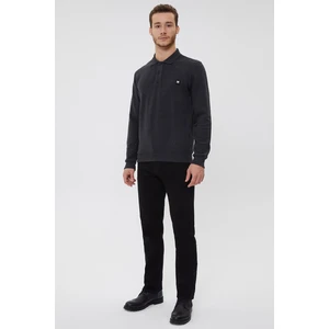 Lee Cooper Newblend Erkek Polo Yaka Sweatshirt