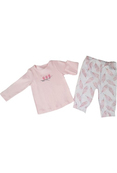 Feyzamavm Pembe Eda Kız Bebe & Çocuk Pijama Takımı