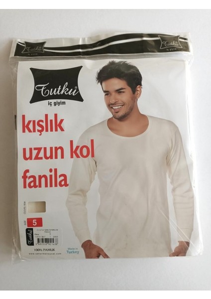Erkek Krem Rengi Fanila Içlik 3'lü Paket