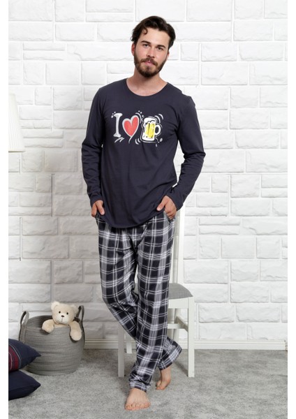 Uzun Kol Penye Suprem Pijama Takım