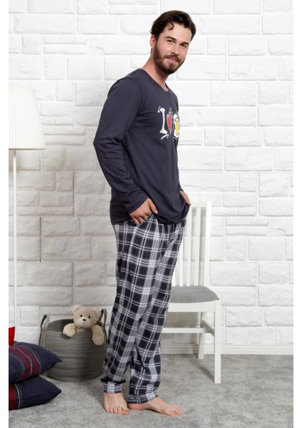 Uzun Kol Penye Suprem Pijama Takım