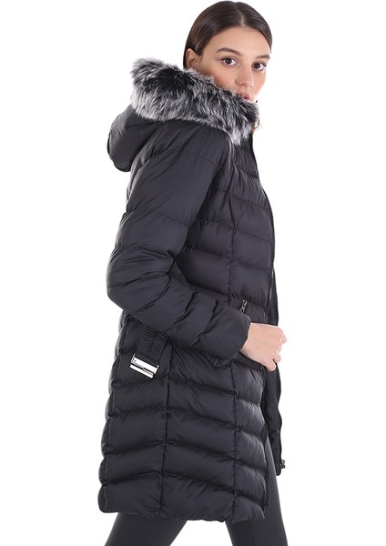 Kadın Uzun Mont 512 Siyah/black 20W32000512