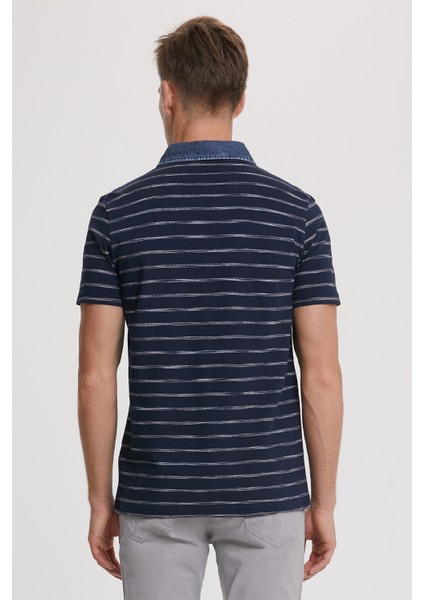 Matty Erkek Pike Polo Yaka Çizgili T-Shirt fırsatları