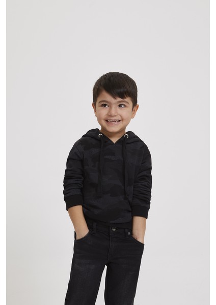 Faxon Erkek Çocuk Kapüşonlu Sweatshirt