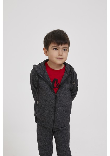 Antrasit Erkek Çocuk Sweatshirt