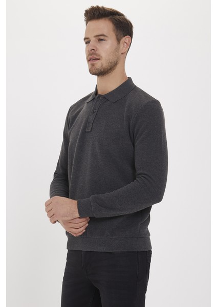 Newblend Erkek Polo Yaka Sweatshirt