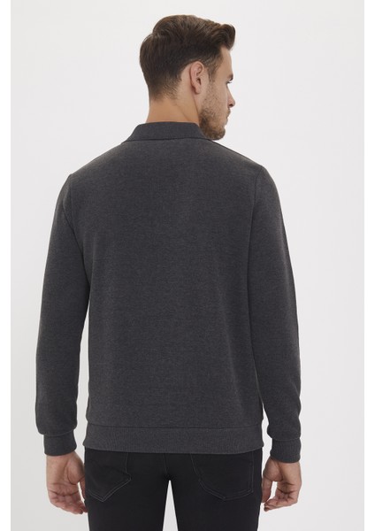 Newblend Erkek Polo Yaka Sweatshirt