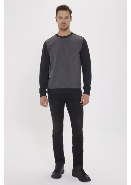 Newdıagonal Erkek O Yaka Sweatshirt