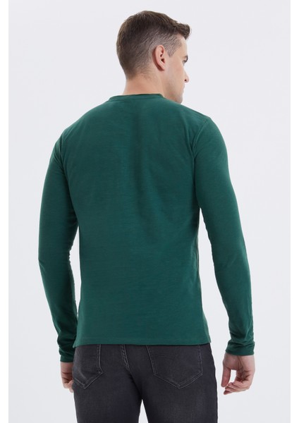 Farıs Erkek O Yaka Patlı Sweatshirt
