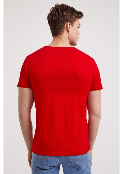 Unıque Erkek O Yaka T-Shirt