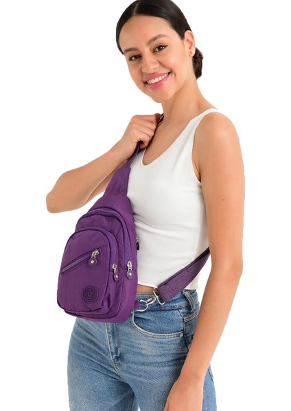 1030 Fermuarlı Bayan Bodybag Çapraz Çanta