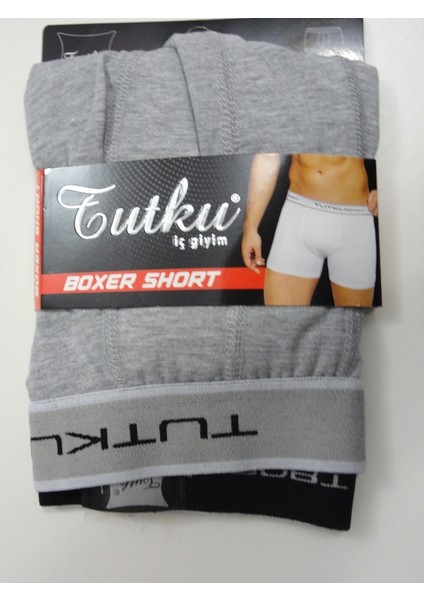 Tutku Erkek Elastan Spor Boxer 3'lü Paket