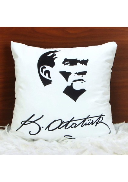 Atatürk Tasarımlı Hediye Seti Atatürk Yastık Atatürk Ahşap Kutulu Kupa modelleri