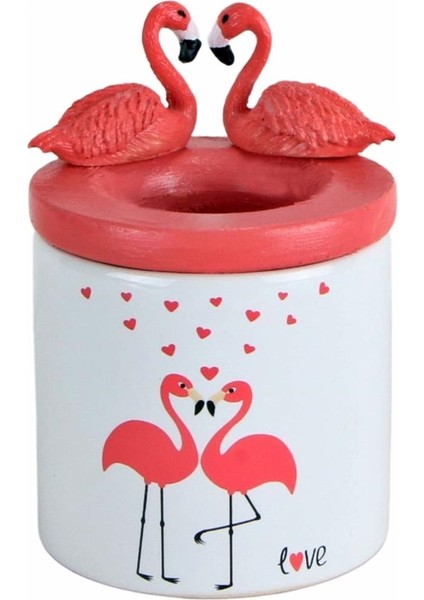 Flamingoların Aşkı Biblolu Tasarım Kalemlik Flamingo Kupa Puf Yastık Sevgiliye Hediye Seti fiyatları