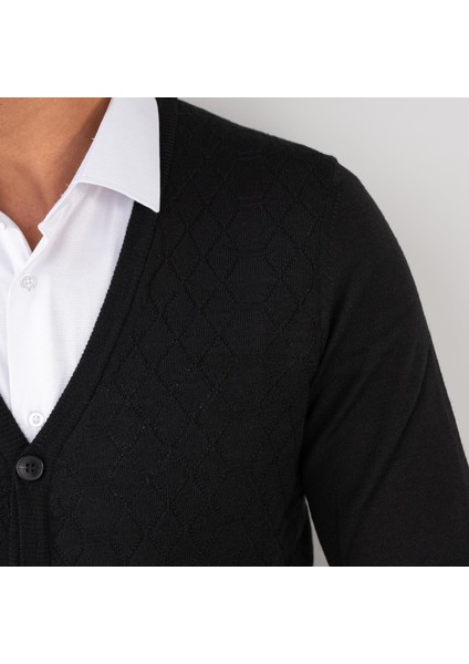Slimfit Erkek Triko Hırka