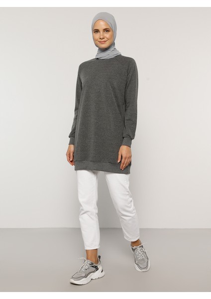 Basic Sweatshirt Antrasit