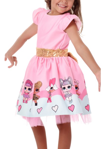 Eylul Elif Butik Lol Bebek Kız Elbise