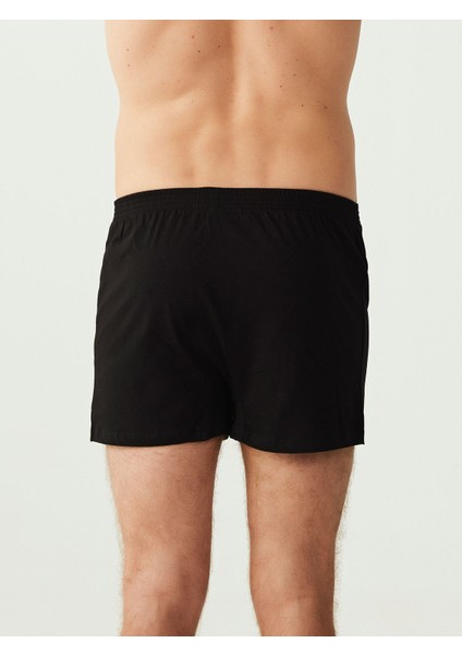 Erkek Siyah Boxer Şort XL modelleri