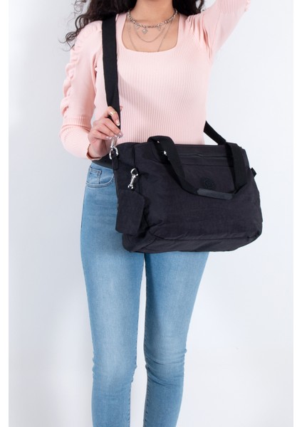 Nas 1015 Krinkıl Kadın Omuz Ve Çapraz Çanta Siyah fırsatları