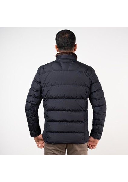 Montesori Slimfit Kapitone Erkek Mont