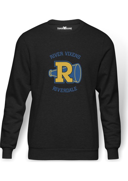 Riverdale Vixens Baskılı Erkek Örme Sweatshirt Uzun Kol