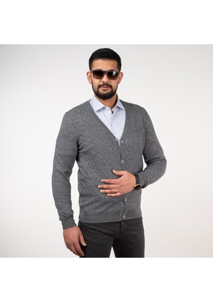 Slimfit Erkek Triko Hırka