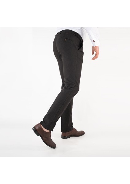 Dokulu Regular Fit Gabardin Pantolon