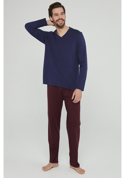 Çok Renkli Abstract Pijama Takımı