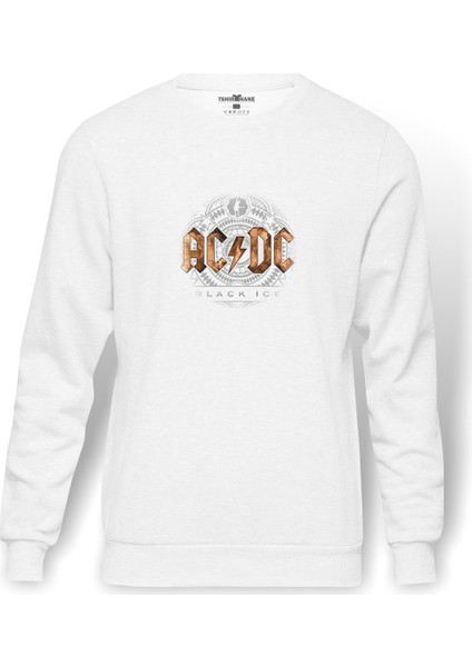 Road The Beatles Logo Müzik Beatles Baskılı Beyaz Erkek Örme Sweatshirt Uzun kol