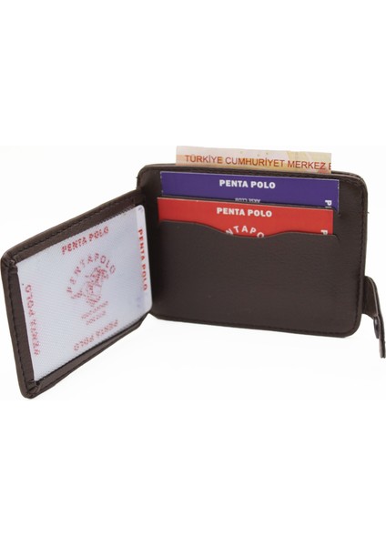 Patlı Mini Kartlık Cüzdan Yan Model