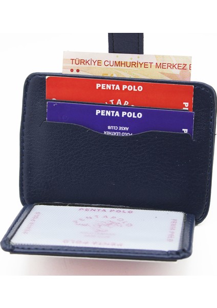 Üstten Patlı Mini Kartlık Cüzdan Yan Model