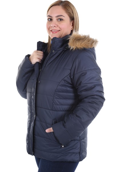 Kadın Büyük Beden Mont 527 Lacivert/navy 20W53000527 fiyatları