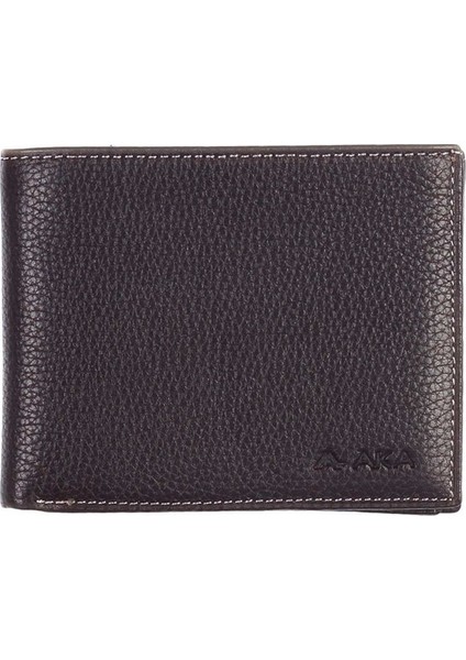 Aka DeriFloter Kahve - Orta Boy Deri Erkek Cüzdanı 526