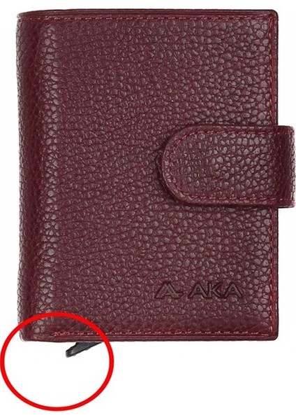 Floter Bordo - Deri Kartlık 015