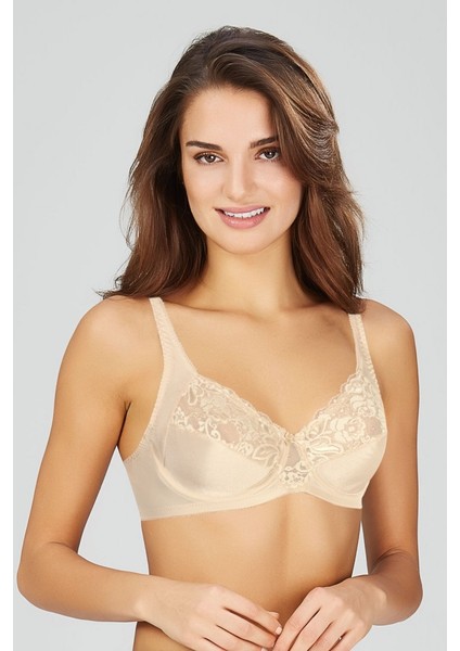 Balenli (Telli) Süngersiz Toparlayıcı Sütyen Ten Rengi